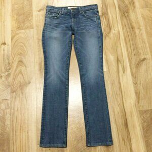 J Brand Womens Skinny Jeans 26 Pencil Leg Low Rise Cypress Wash Blue Denim 29x29